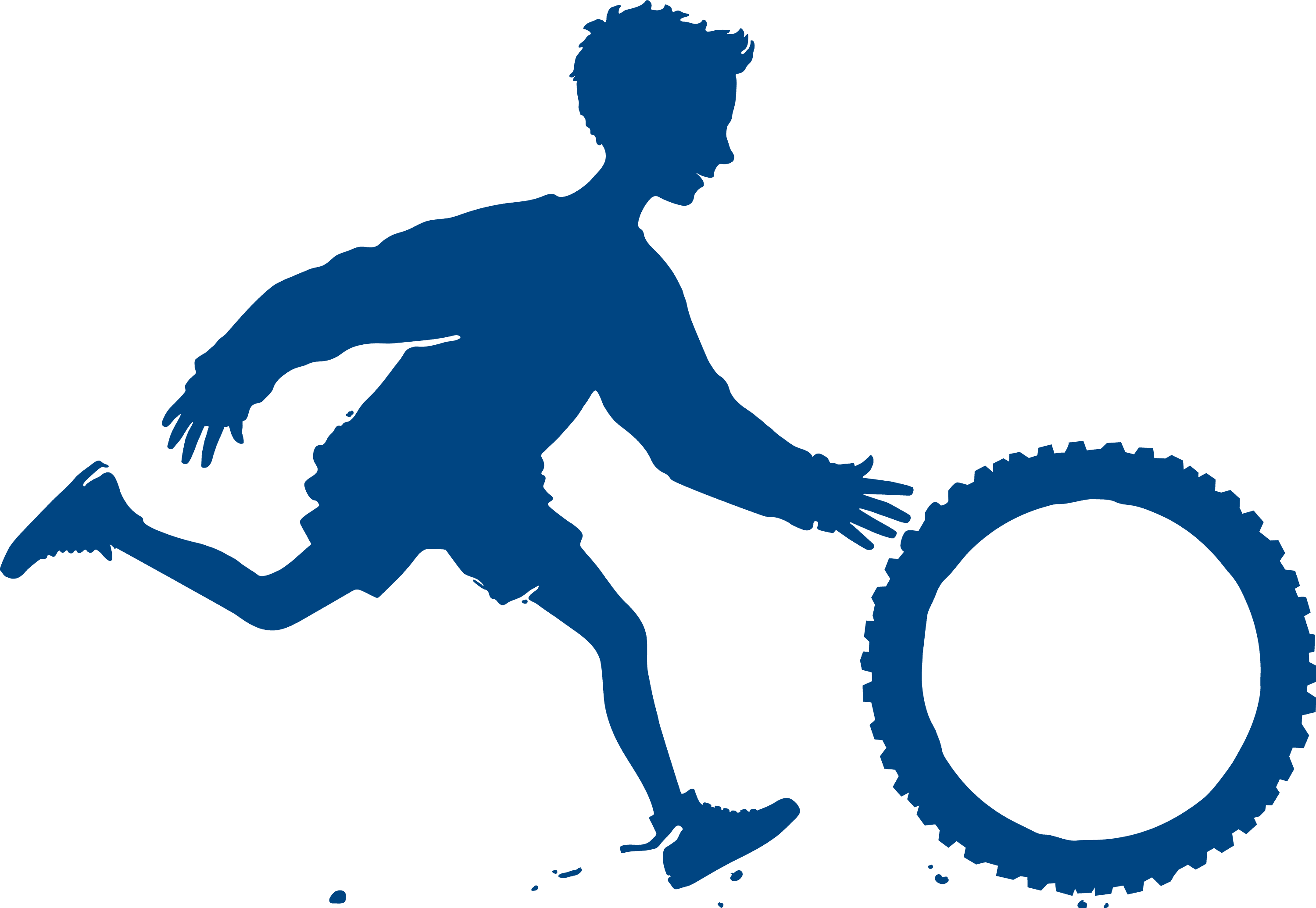 Dinaric Rally rider symbol for the Sponsor of the Rally package
